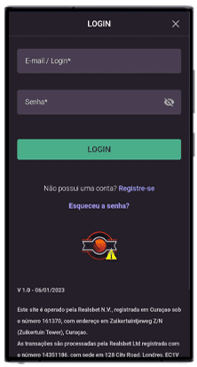 login realsbet